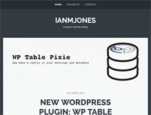 Tablet Screenshot of ianmjones.com